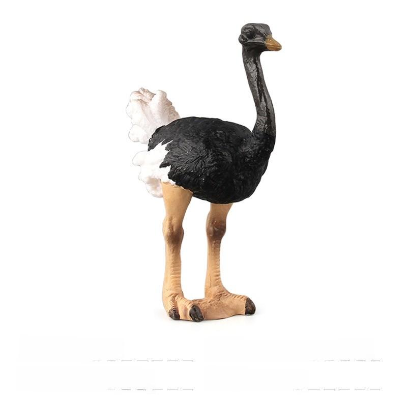 Kids Bird Animal Replica Pvc Nonstatic Australian Ostrich Duckling Figurine For Classroom And Playroom Decor