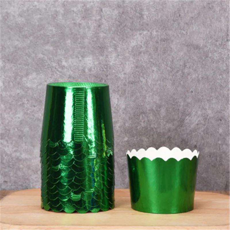 50 шт. Бумажные формочки для кексов, обертки для кексов, формочки для выпечки, коробки для кексов, формочки для торта, инструменты для самостоятельного приготовления торта, кухонные принадлежности для выпечки