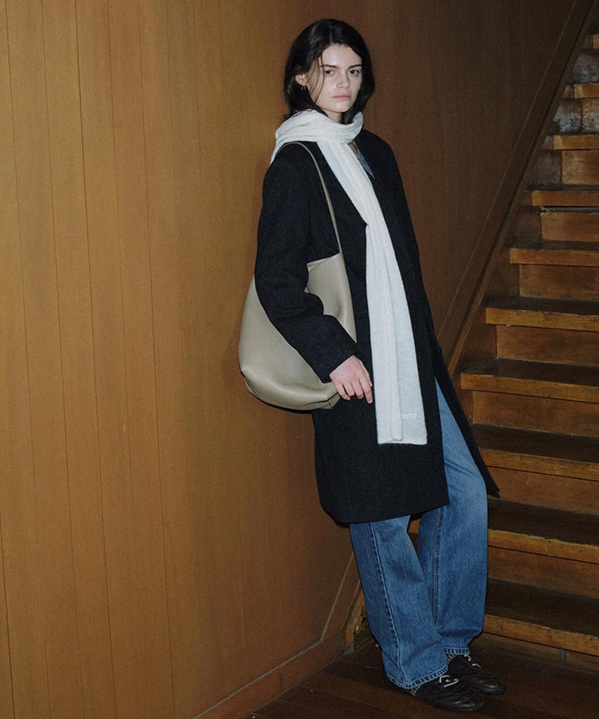 108POUND Classic Tailored Coat_Charcoal