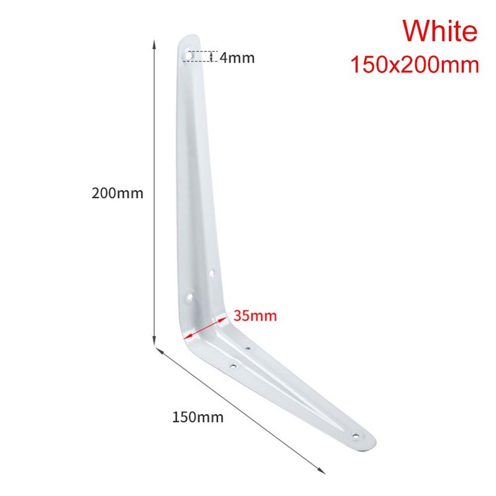 1 шт. Новый 4-14 дюймовый треугольный кронштейн-поддержка настенный подвесной L-образный монтажный кронштейн черный белый фиксированная полка угловая скоба