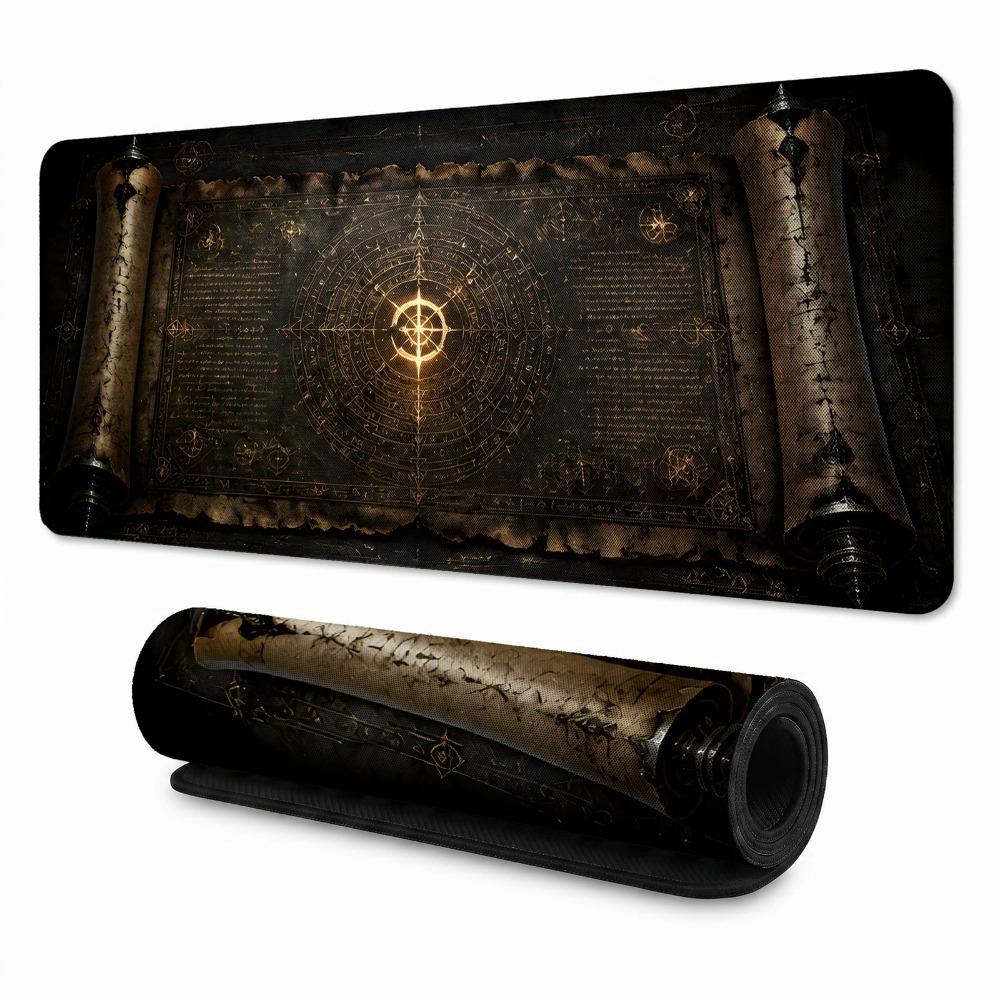 With Dark Fantasy Scroll Patterns And A Nonslip Bottom Surface Suitable For Desks Computer Tables And Desktop Accessories