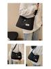Trendy Solid Color Dumpling Crossbody Bag for Girls - Versatile and Stylish Casual Accessory