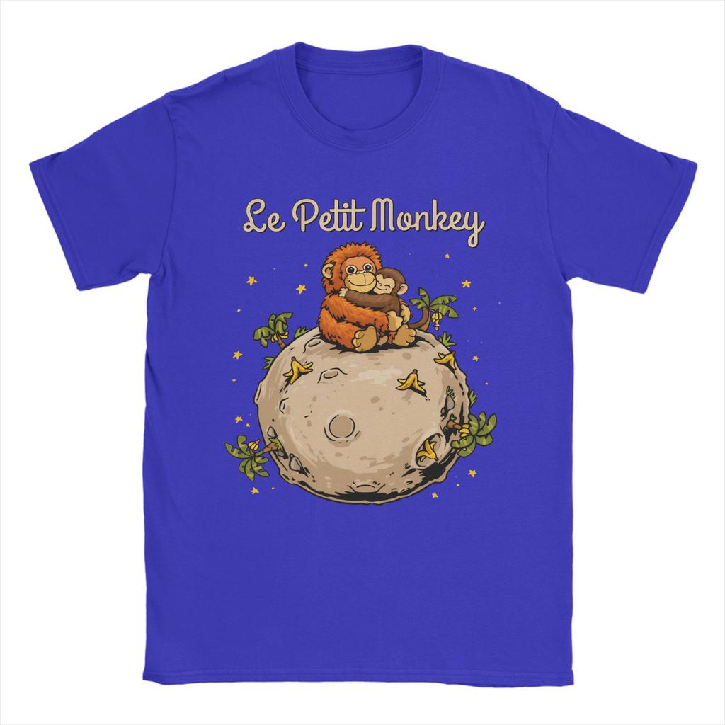 Cartoon Punch Monkey and OranMama T Shirt Unisex Women Pure Cotton Casual TShirts Tee Shirt Short Sleeve Tops Plus Size