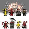 Kt1076 Wolverine Deadpool Magneto Strongman Building Block Figurines For Creative Play And Imaginative Fun