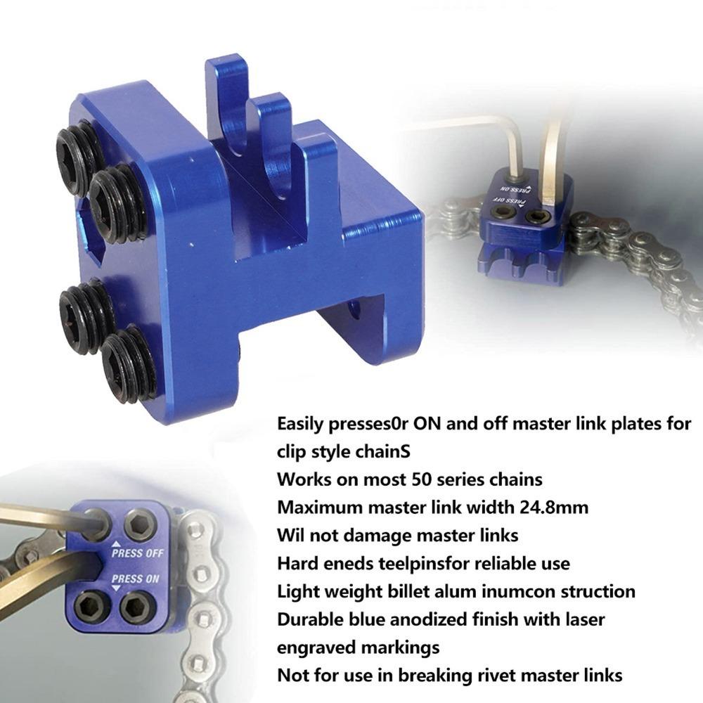 Blue Chain Link Press Tool Aluminium Master Link Press Tool Master Chain Press Tool Dirt Bike
