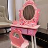 Children's Princess Makeup Table Toy - New Year Gift for Girls, CE Certified Pretend Play Dressing Table