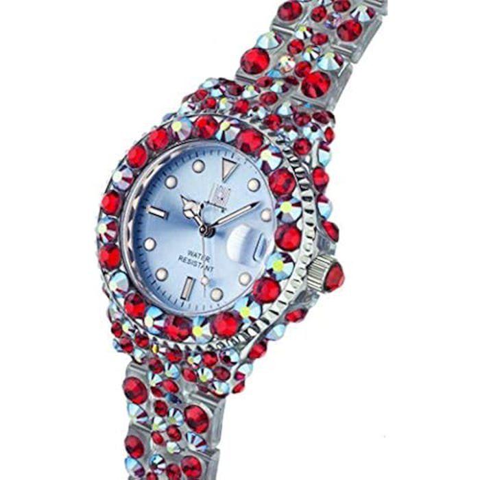 Montre - Light Time - L603E - Diamètre 35 mm - 300 pierres précieuses - Mouvement quartz japonais