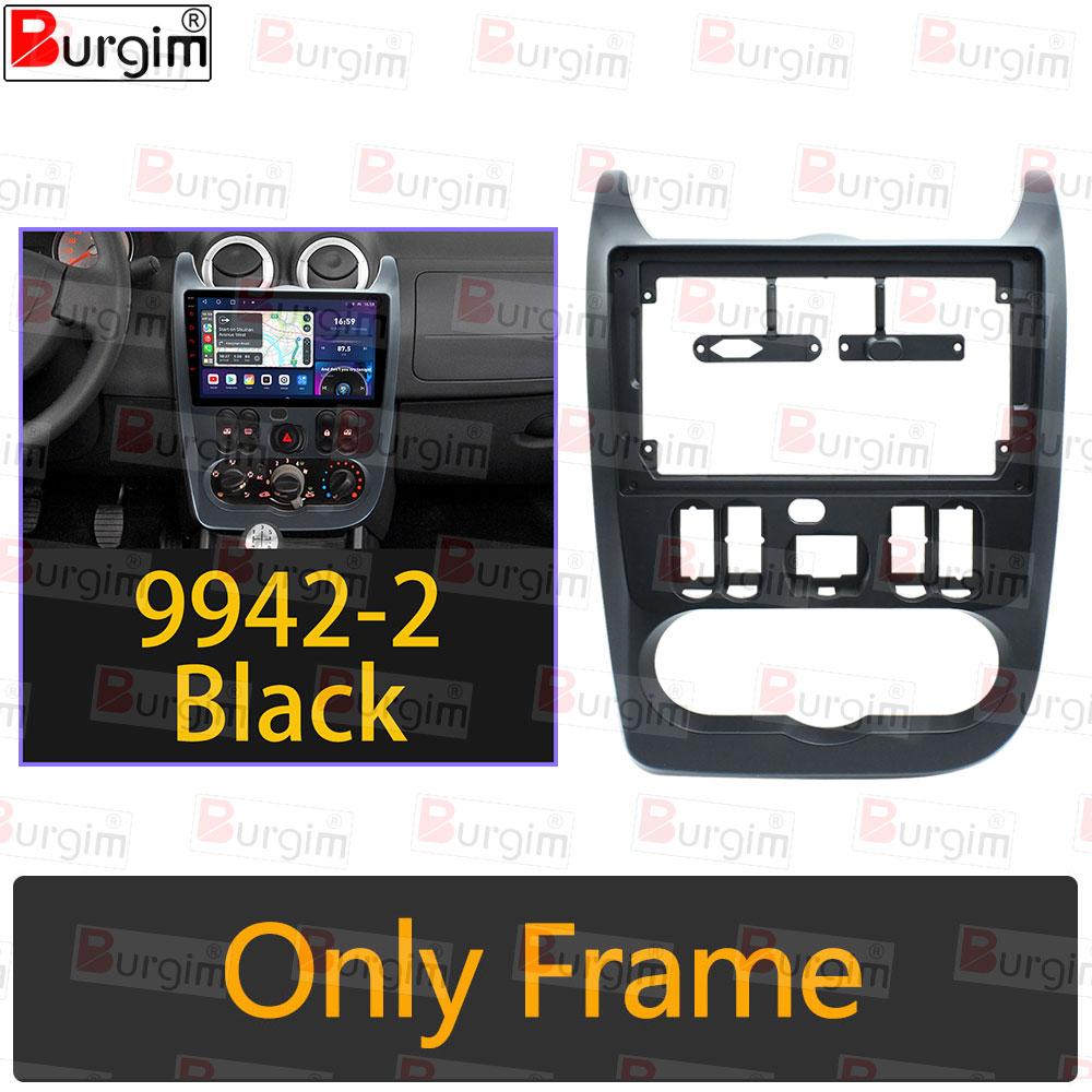 Car Radio Frame For Renault Logan Sandero Lada Largus Lergus Dacia Duster 9 inch Stereo Panel Harness Wire Power Cable Canbus