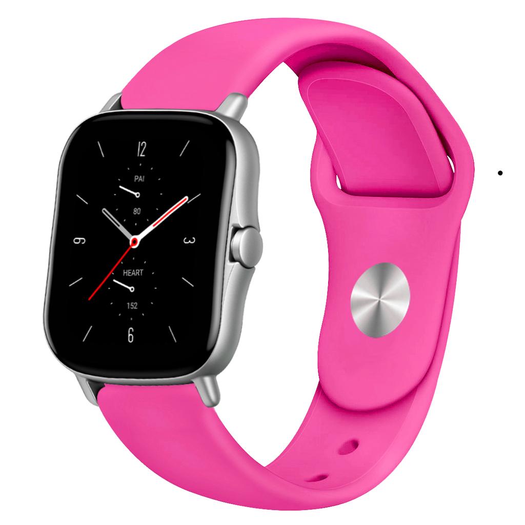 20 мм/22 мм ремешки для часов для Amazfit GTS 4/3/2/2e/Mini/GTR 42 мм/GTR 4/3 Pro Силиконовый браслет Amazfit helio/balance 2 bip 5 6 ремешок
