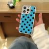 Чехол для телефона синий фон черная звезда, подходит для iPhone 17 16 15 14 13 12 11 Pro/Max/Plus, противоударный и защищающий от падений задняя крышка