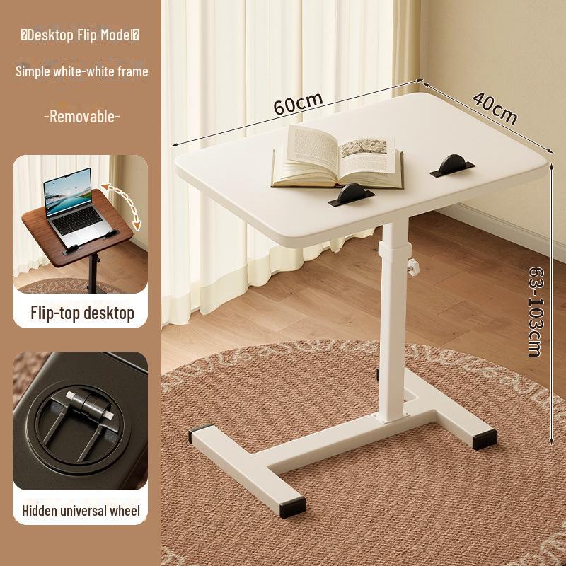 Foldable Mobile Desk: Bedside, Sofa, or Study Table for Living Room or Bedroom.