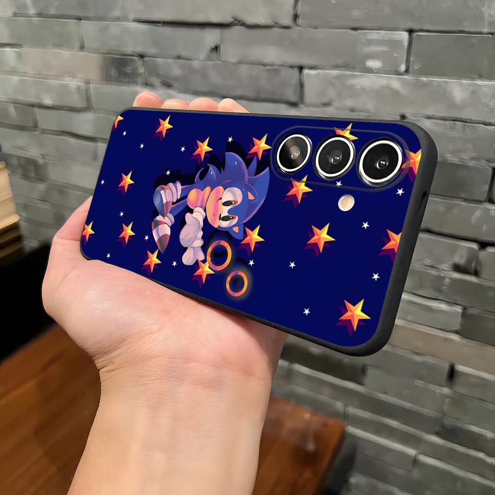 Аниме Чехол для телефона Соник Хеджхог Для Samsung S26 S25 Plus S20 S20 Plus S22 Ultra S23 FE S21 Plus S21 Ultra Мягкая крышка
