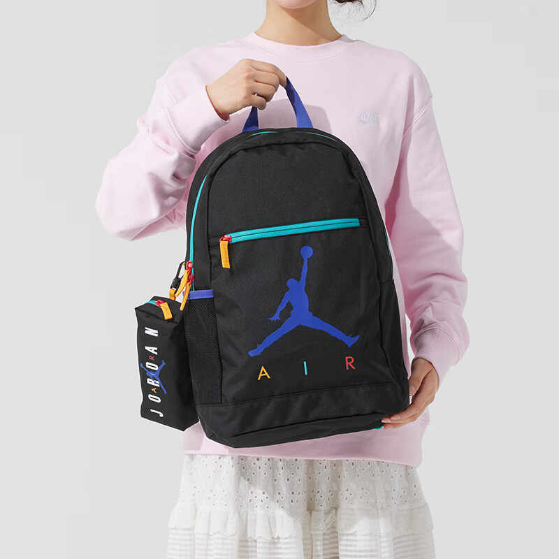 New Jordan Fabric Backpack Unisex Black DJ5649-015