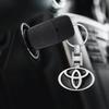 Car Keychain Car Emblem Gift With Key Ring Auto Accessories For TRD Toyota Crown Reiz Corolla Prada Alphard Yaris Camry GT86