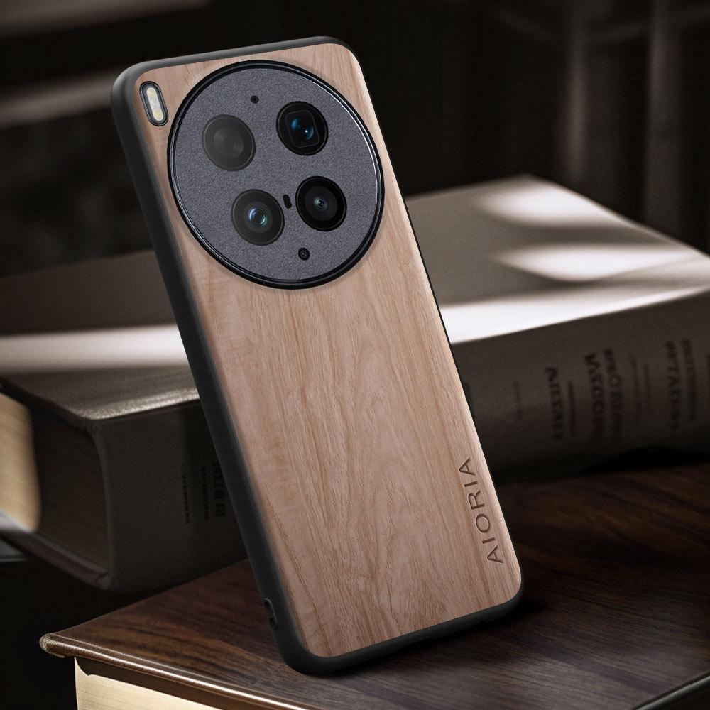 Case for Vivo X300 Pro Ultra funda bamboo wood pattern Four-corner Explosion-proof back cover for vivo X300 Pro Ultra case