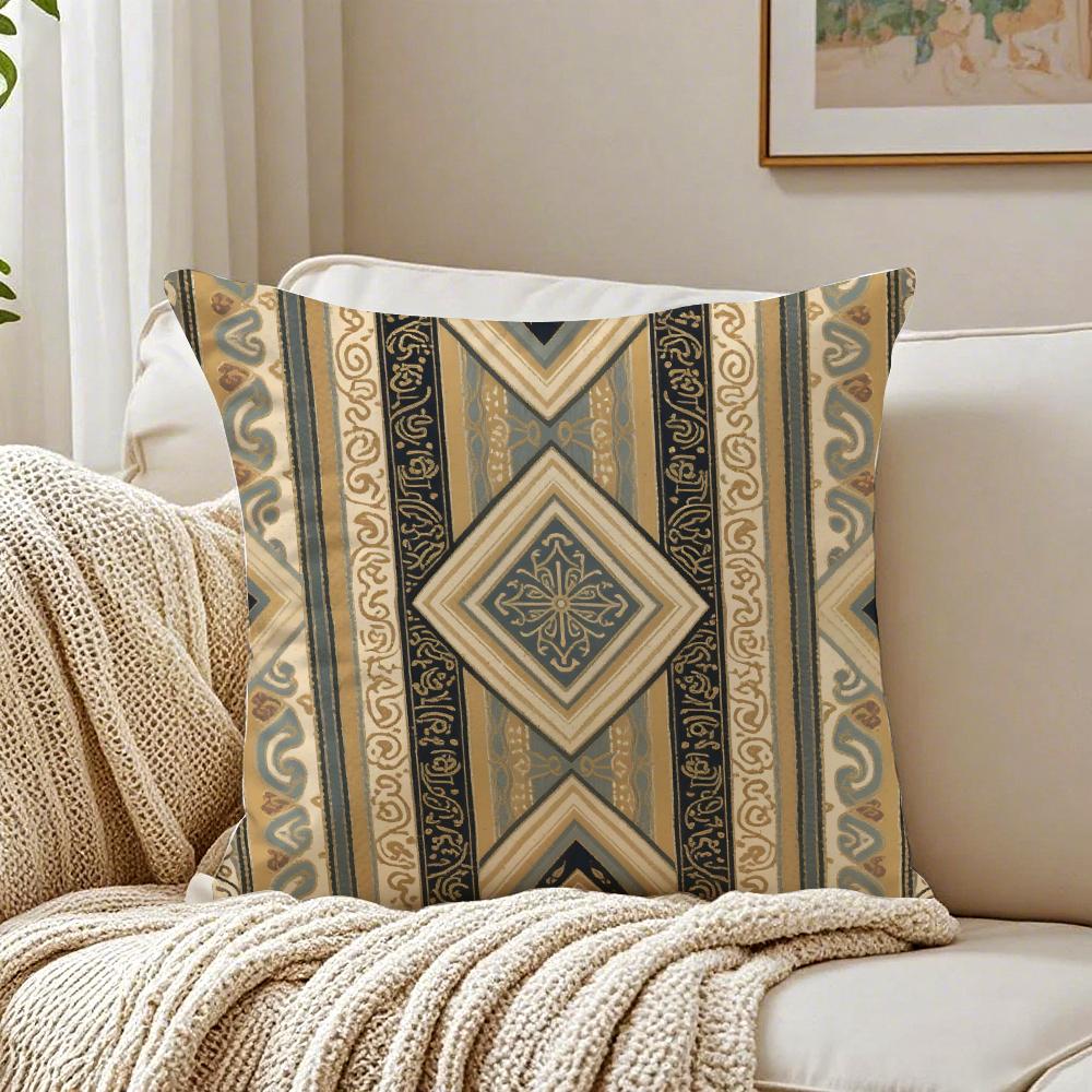 Простая элегантная ретро клетчатая наволочка для подушки Пыленепроницаемая Декор гостиной дивана Подушка Комната