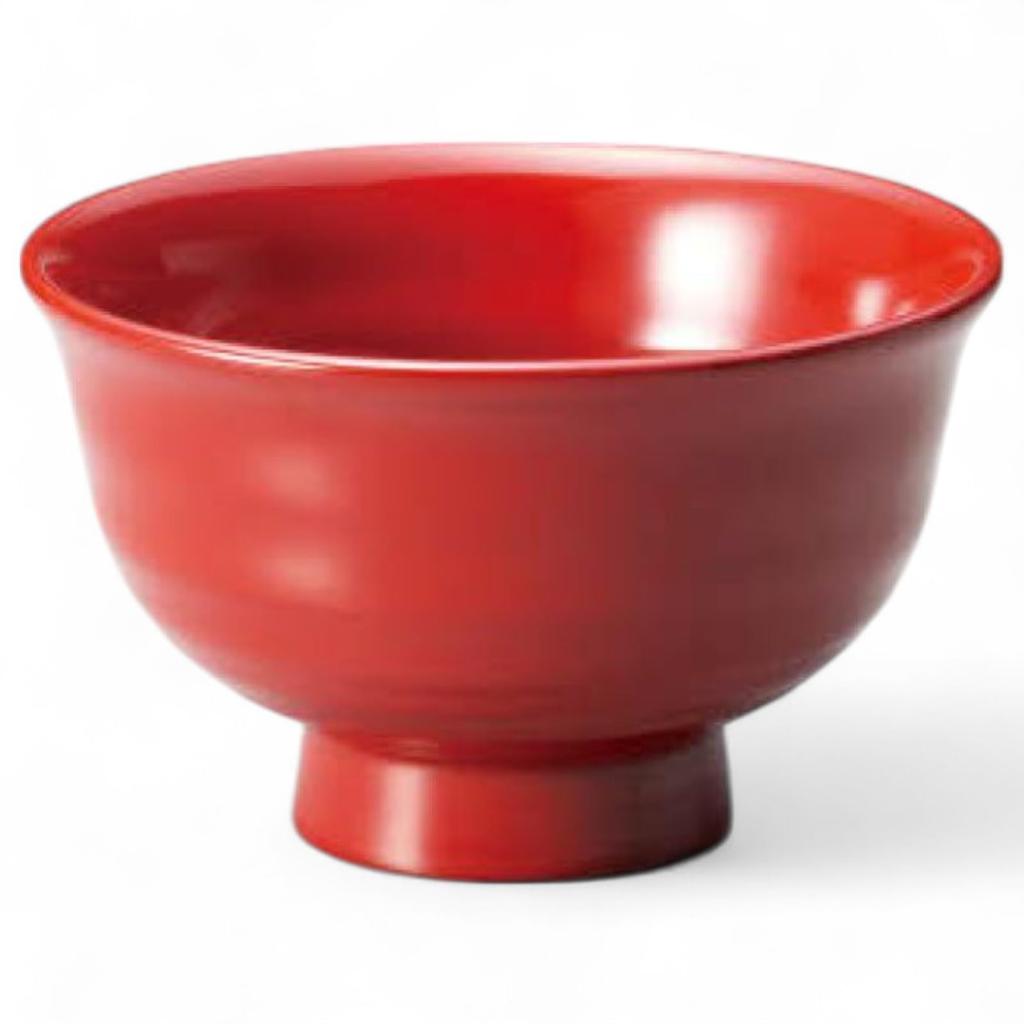 Lacquerware Rice Dishwasher Made in J-kitchens Bowl, Wooden, Hand-Painted, Safe, Japan, PID-528510