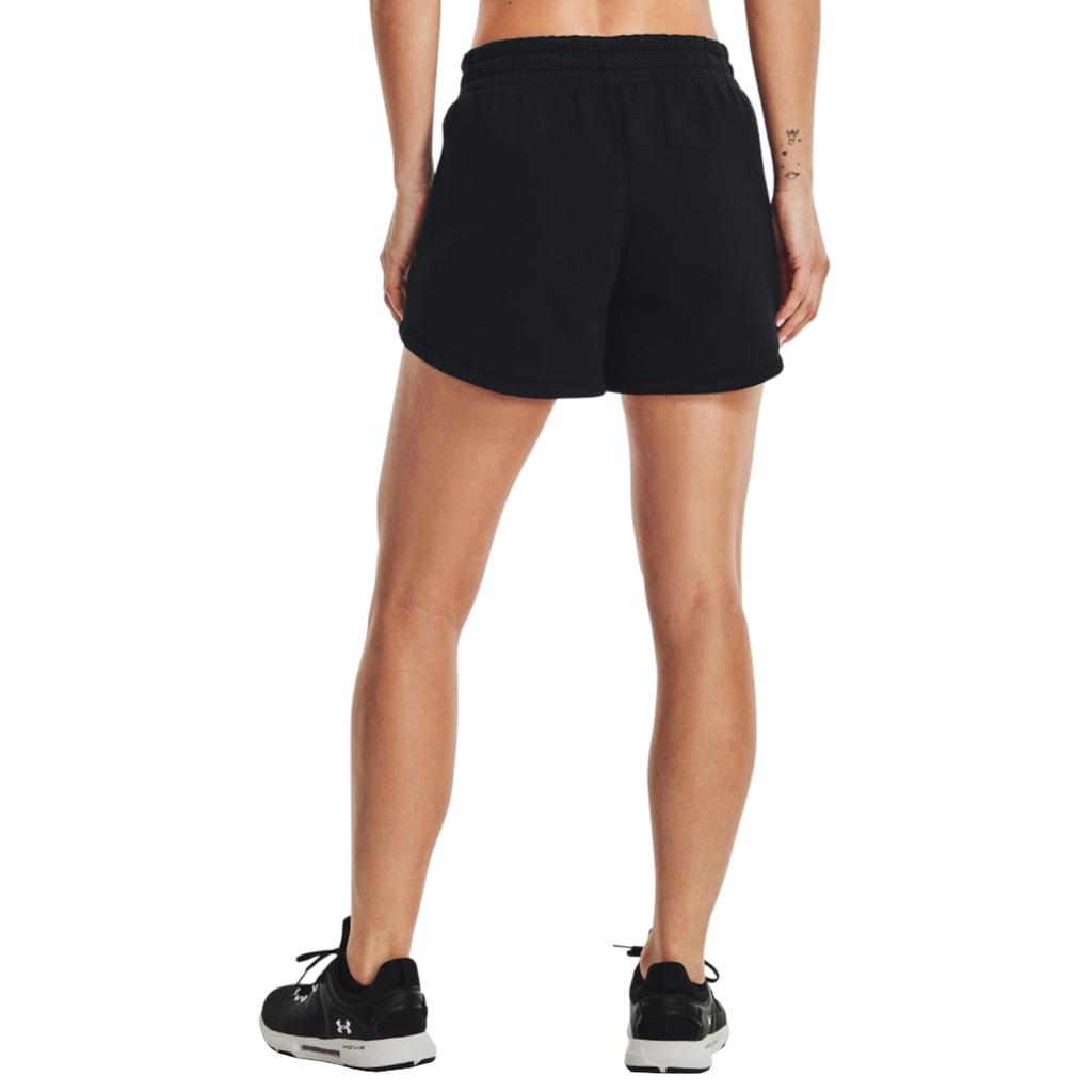 Under Armour Флисовые шорты Rival, женские черные шорты