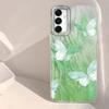 Green Butterfly Colorful Women Phone Case for Samsung Galaxy A55 A56 A36 A26 A16 A53 A06 A14 A24 A34 A54 A15 A25 A35 A12 Cover