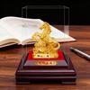 Юшенг Золотая Лошадь Фигурка Приносит Удачу Богатство Китайский Стиль Статуя Лошади Фэншуй Декорация Дом Офис Настольное Украшение