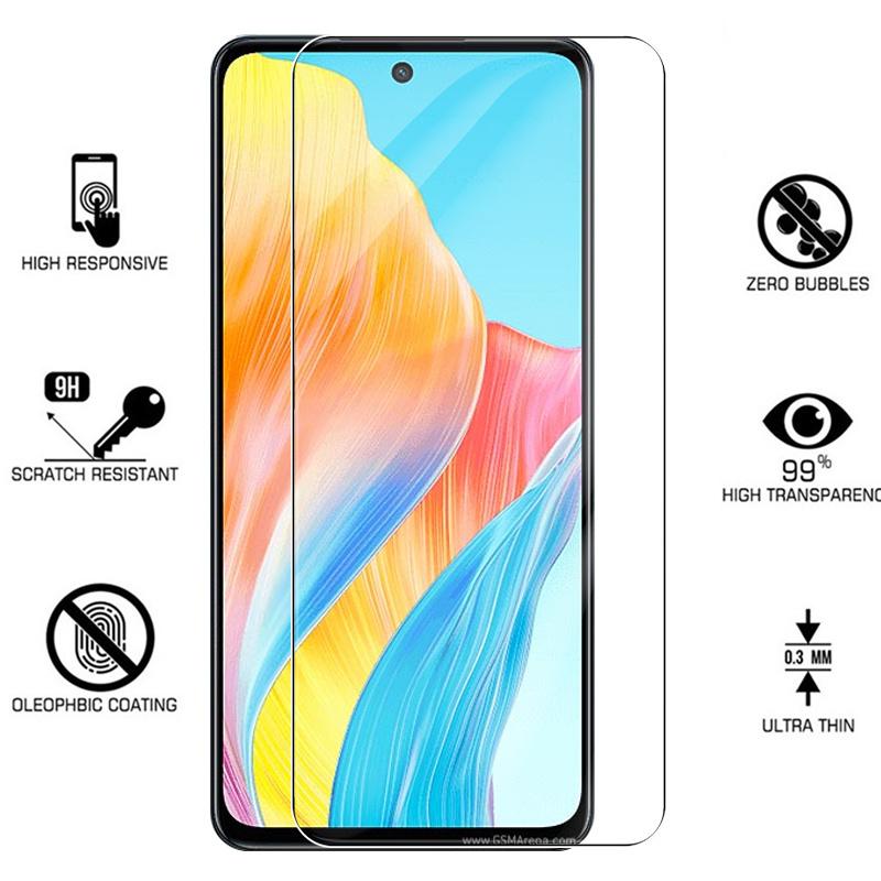 4 шт. Full HD прозрачная защитная пленка для экрана из закаленного стекла для Oppo A98 5G/A78/A78 5G