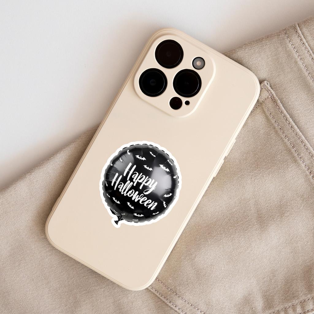 50 шариков граффити наклейки креативные наклейки для канцелярских товаров с воздушными шарами наклейки для украшения водонепроницаемые наклейки для стакана воды, компьютера, мобильного телефона