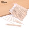 100 шт., деревянные палочки для кутикулы, палочки для дизайна ногтей, оранжевые деревянные чистые палочки для удаления кутикулы, маникюрные инструменты с хлопковой головкой, инструменты для дизайна ногтей