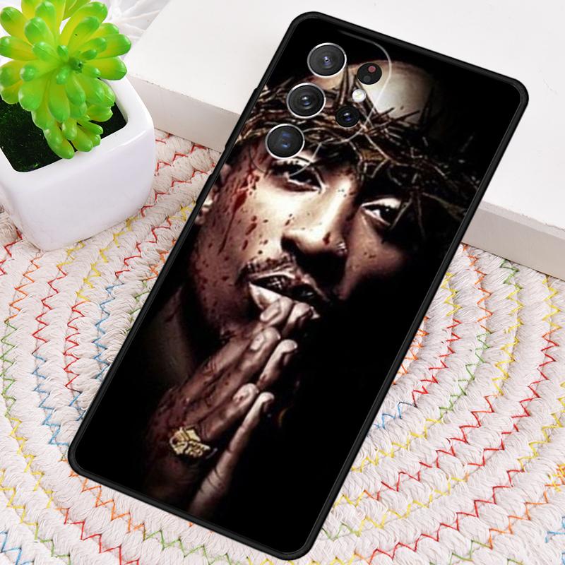 2pac tupac Корона 2 pac Чехол для телефона для Samsung Galaxy note 10 pro S26 Ultra S23 S24 FE S25 S21 S22 PLUS ударопрочный Чехол