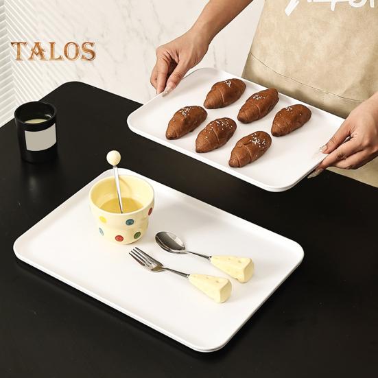 Поднос для сервировки, прямоугольные подносы для овощей и фруктов, для закусок, десертов, печенья, сыра, пластиковые подносы, большие подносы для еды без содержания бисфенола А, праздничные атрибуты