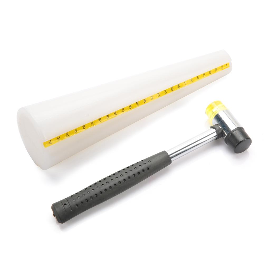 Мандор для измерения браслетов Пластиковый стержень для определения размера и Ювелирный молоток Набор инструментов для ремонта и изготовления