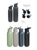 Portable Stainless Steel Vacuum Insulated Sports Water Bottle with Straw