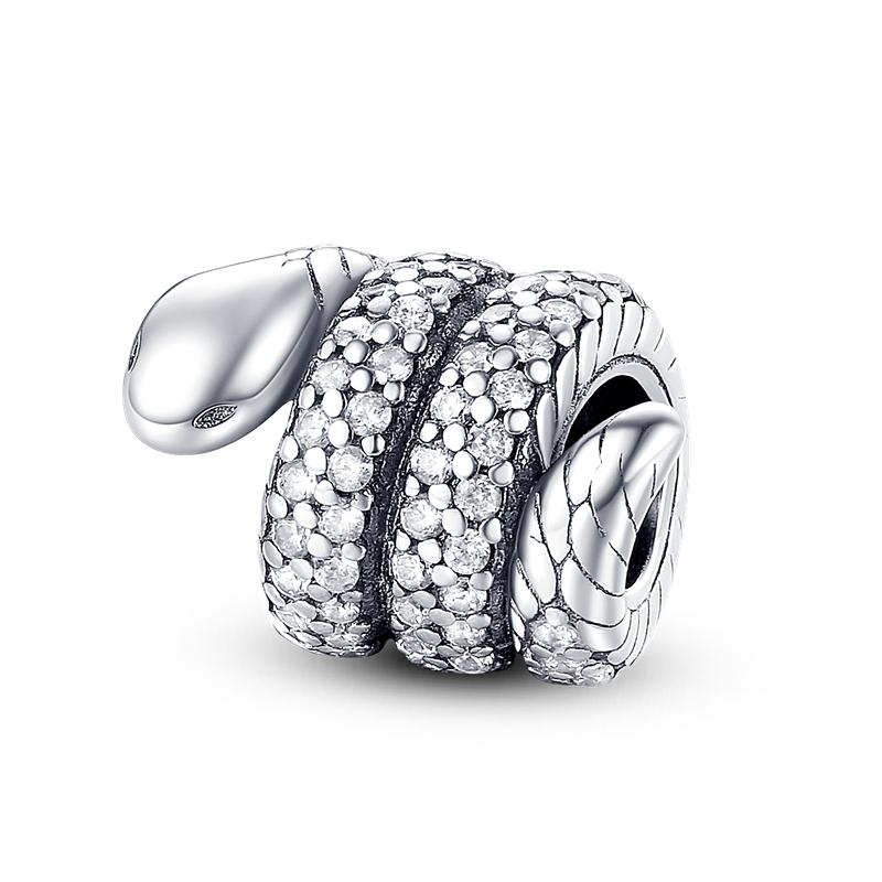 Мода 925 Серебряные Подвесные Бусины Животных Акулы Подходит Оригинальный Браслет DIY Для Ожерелья Кулона Изготовление Для Женщин
