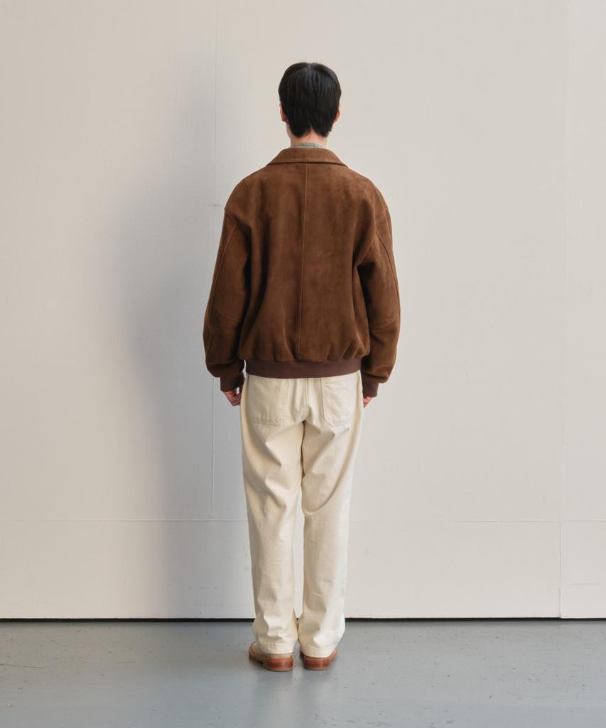 Horlisun Irish Suede Leather Jacket Cognac