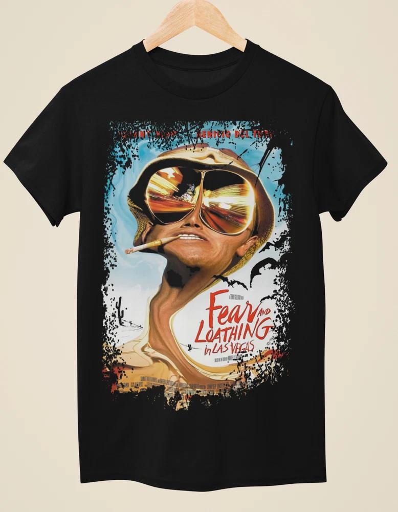 Fear Loathing In Las Vegas Movie Poster Inspired Unisex Black TShirt
