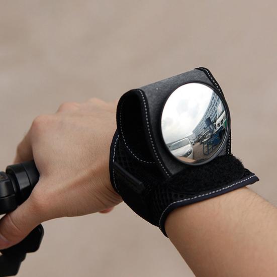 Велосипедное зеркало заднего вида на запястье Легкое Регулируемое Носимое Безопасность при езде на велосипеде Горный Дорожный велосипед Зеркало заднего вида Крепление на запястье Велосипедные аксессуары