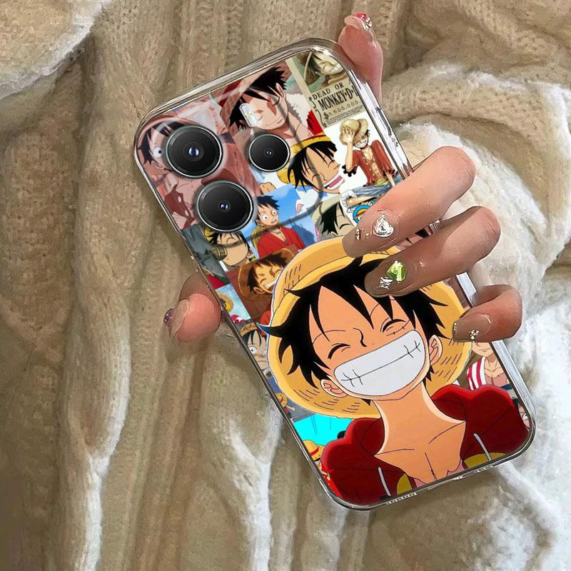 Monkey D Luffy Anime Case For Xiaomi Redmi Note 15 14 13 12 11 Pro Plus One Pieces Cover For Redmi 15C 15 14C 13C 12C Phone Case