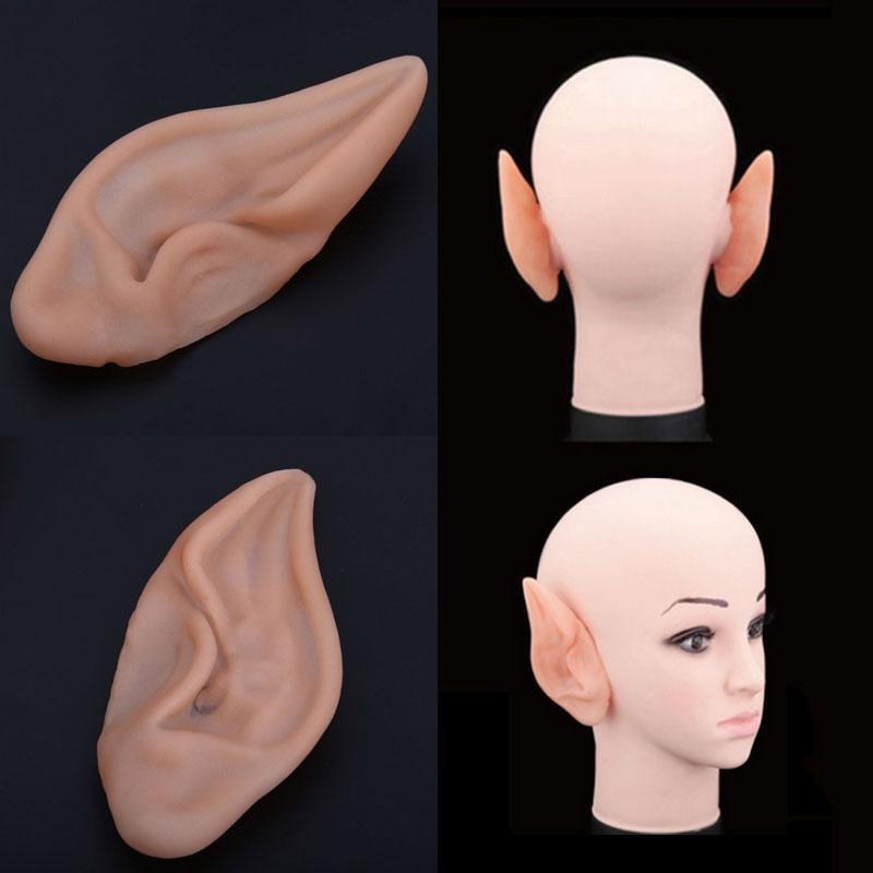 Хэллоуин Косплей Эльф Чужой Уши Хоббит Латексные Мягкие Протезы Реквизит Для Вечеринки Фестивальные Поставки
