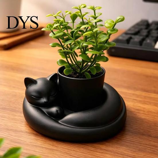 Арт-коллекционный горшок 3D-печатный горшок для суккулентов, Креативный мини-цветочный горшок с художественным скульптурным дизайном, Настольное декоративное маленькое украшение для стола
