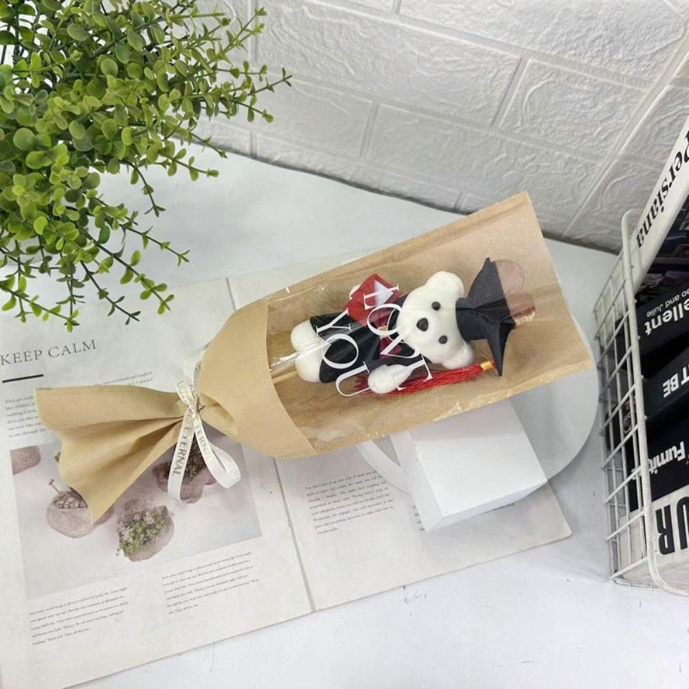 36см Букет из животных Мастер Медведь Мультяшный Милый Медведь Новый Букет из медведей День Святого Валентина