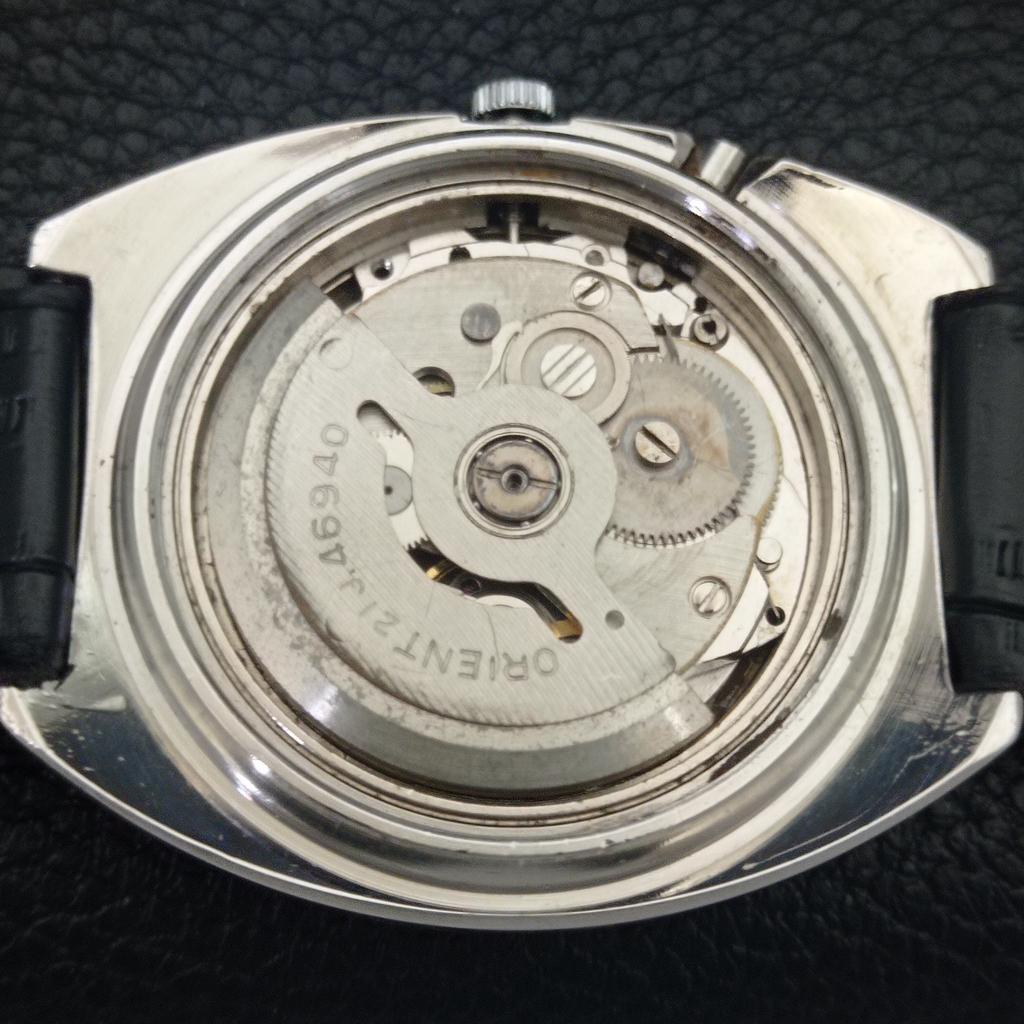 АВТОМАТИЧЕСКИЕ ВИНТАЖНЫЕ ЧАСЫ ORIENT CRYSTAL 46941 ЯПОНИЯ МУЖСКИЕ ОРИГИНАЛЬНЫЙ ЦИФЕРБЛАТ a703456-1 R213c-a703456