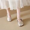 Soft-soled Women's French Elegant Mary Jane Shoes 2025 Internet Celebrity New Shallow Retro Sweet Style Single Shoes
