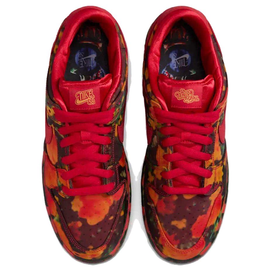Волшебник страны Оз x Nike Dunk Low SB Маковое поле Унисекс Кроссовки Красный Varsity-Red University-Gold FZ1291-600