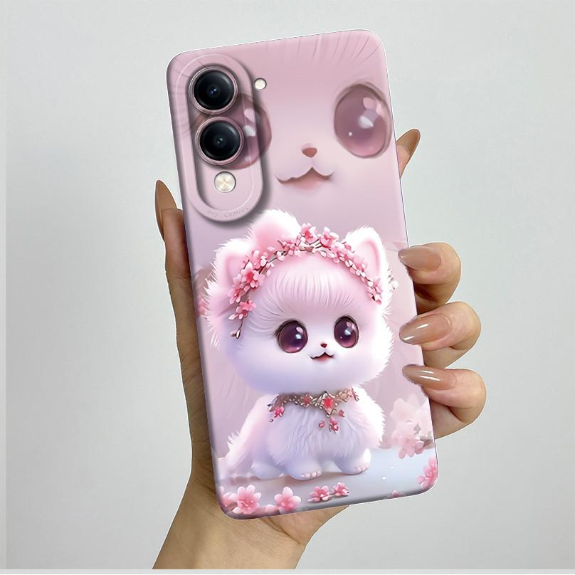 Для Vivo Y04 Y29s 2025 Чехол Эстетичный Роскошный Модный Милый Мягкий Силиконовый Чехол Ударопрочный Fundas Для Vivo Y29S 5G Y 04 Чехол для Телефона