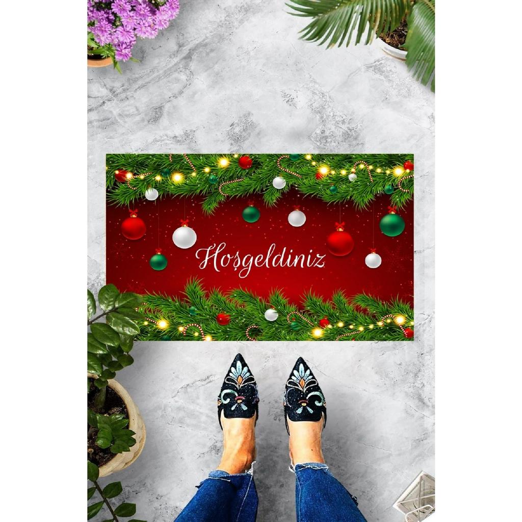 New Year's Themed Decorative Doormat