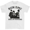 Унисекс Хлопковая Футболка Hollis Queen Pose для Взрослых Run DMC