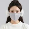 Женская милая мягкая бархатная маска для езды на велосипеде: Осеннее и зимнее тепло с защитой ушей