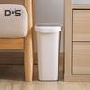 Slim Garbage Can Large Capacity High Durability Easy To Clean Bathroom Garbage Container Decorative Trash Bin