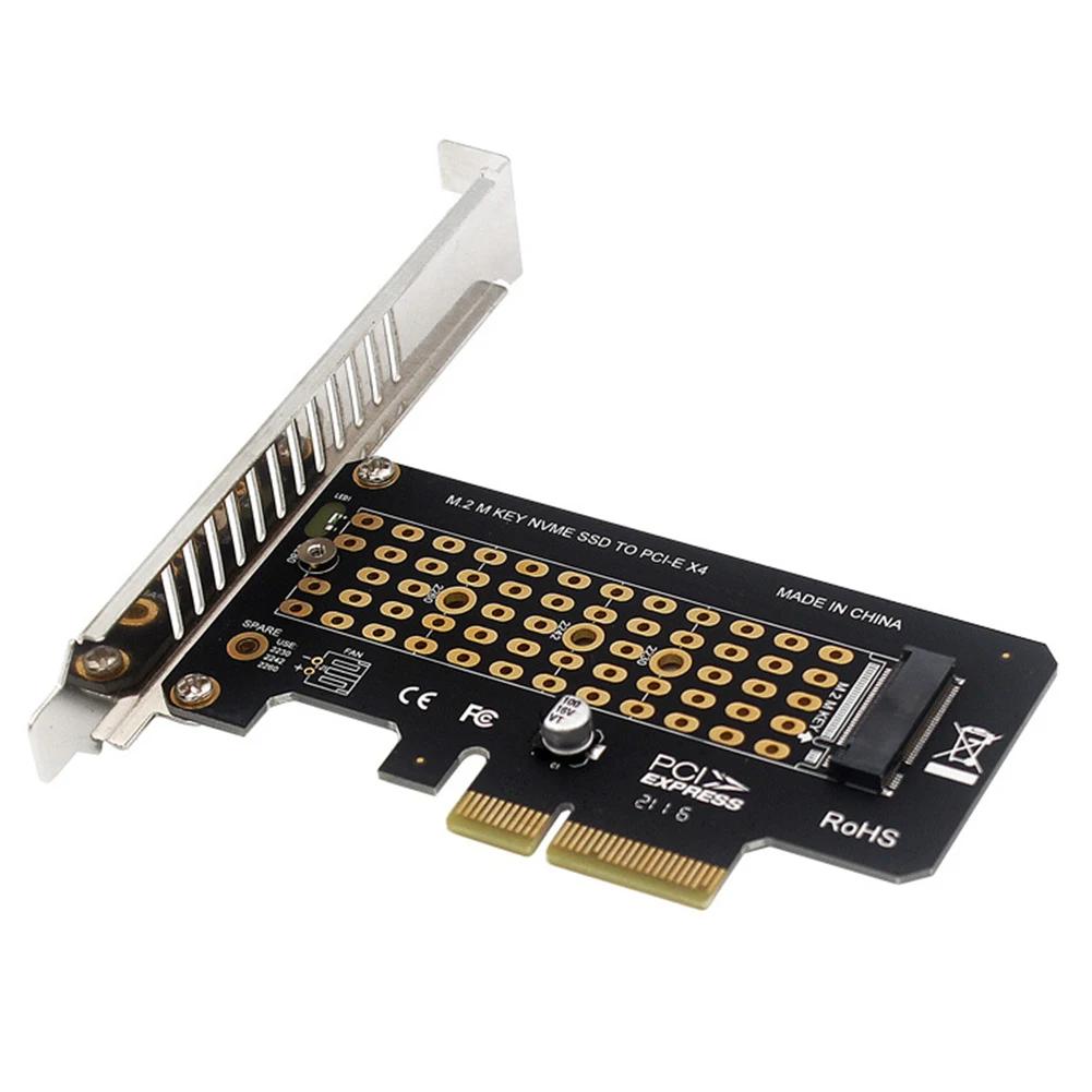 Адаптерная карта M.2 NVME SSD к PCIe 4.0/3.0 X4 до 32 Гбит/с для настольного ПК для M.2 NVMe SSD 2280/2260/2242/2230