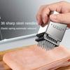 1pc, Premium 304 Stainless Steel Meat Tenderizer Needle For Home Kitchen - Ideal For Steak Chop, Kitchen Utensils, Kitchen Supplies