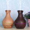 Mini Humidifier USB Ultrasonic Diffuser Essential Oil Diffuser Wood Grain Aromatherapy LED Light Night for Office Home
